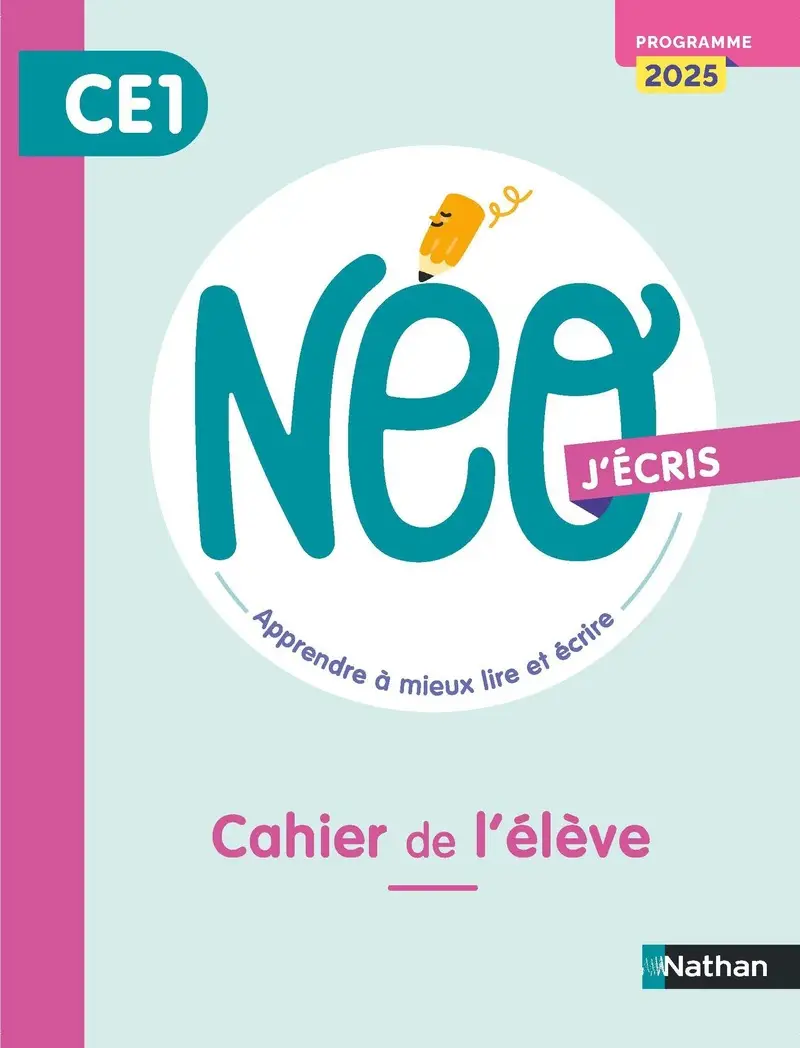 Cahier - J'&eacute;cris CE1